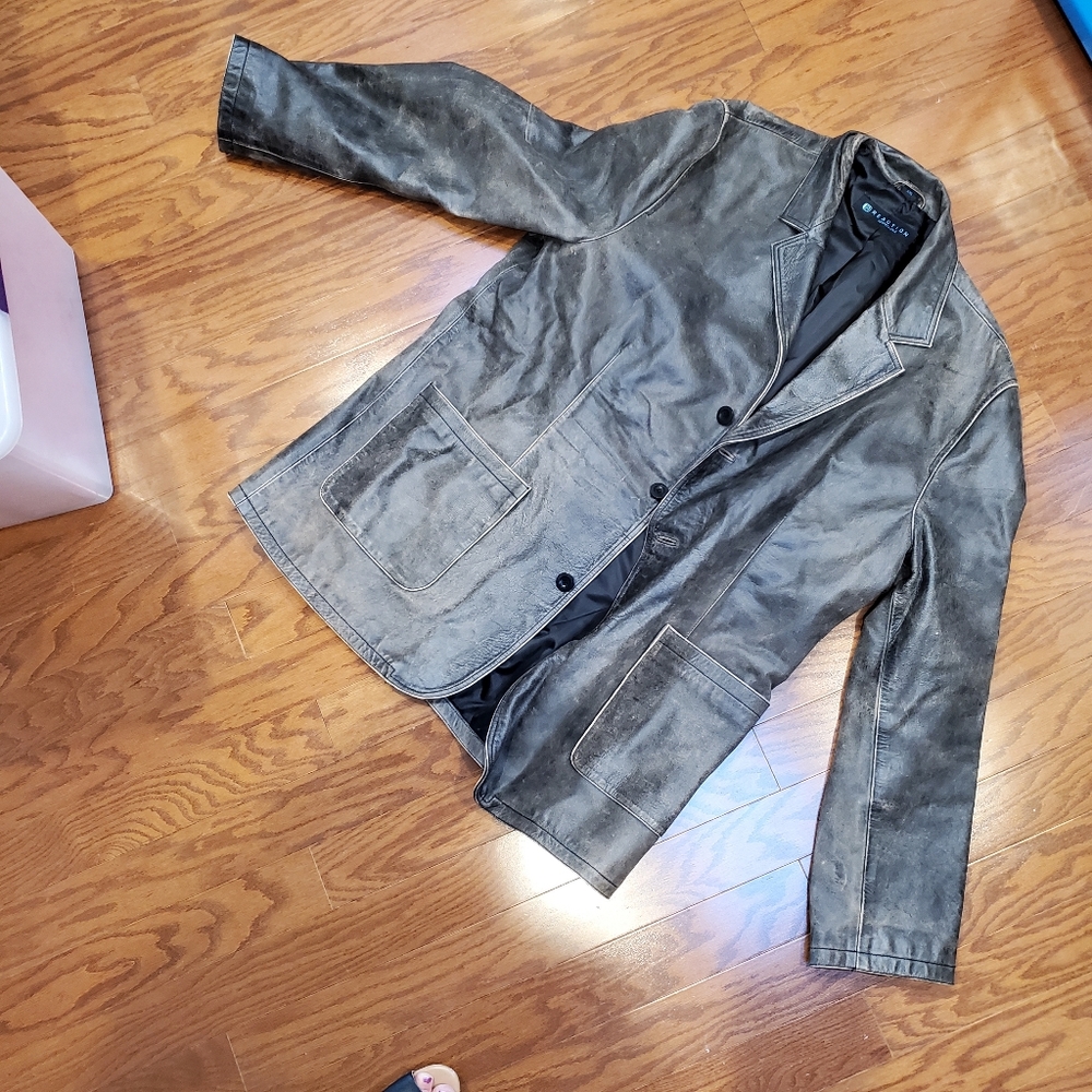 Leather jacket